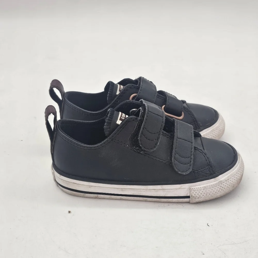 Converse Chuck Taylor All Star 2V Toddlers Sneakers Black Infant Size 7